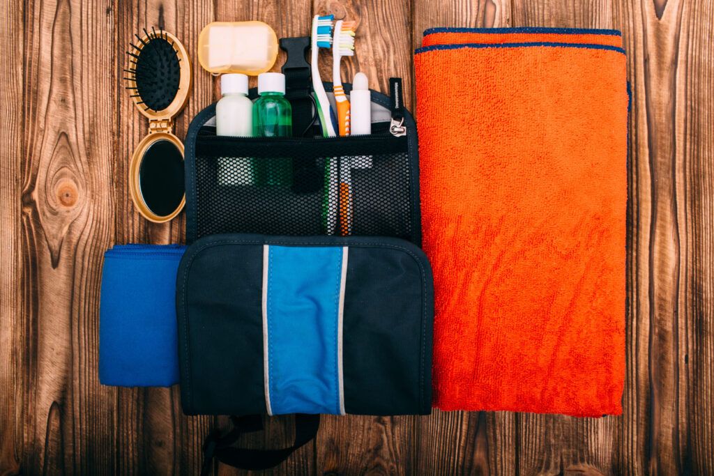 Kit beauty da viaggio.