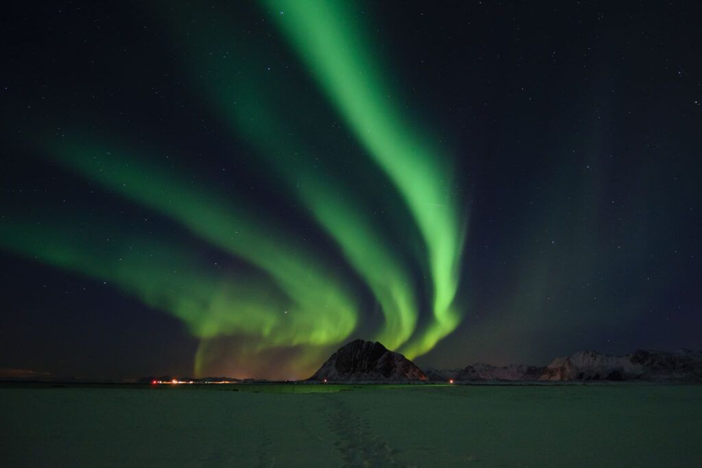 Lofoten aurora boreale