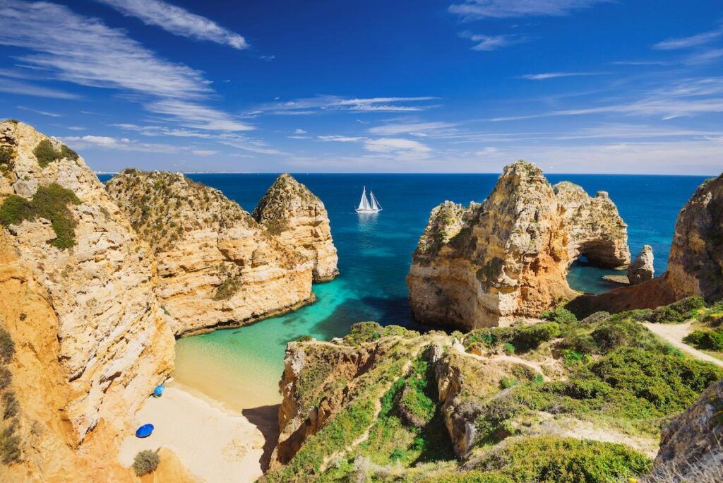 La costa dell'Algarve