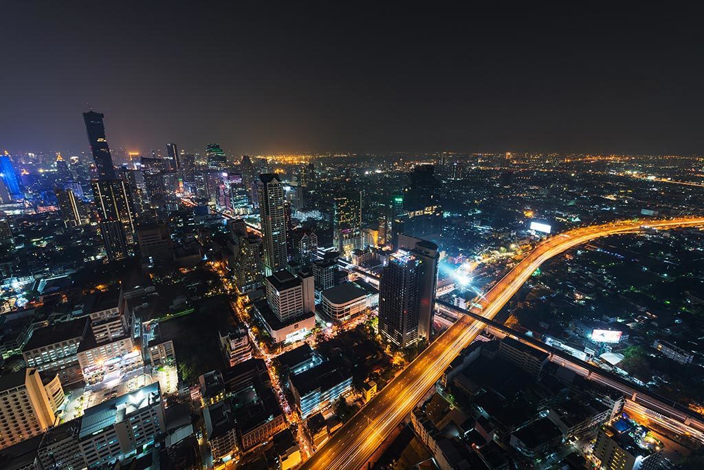 Skyline di Bangkok