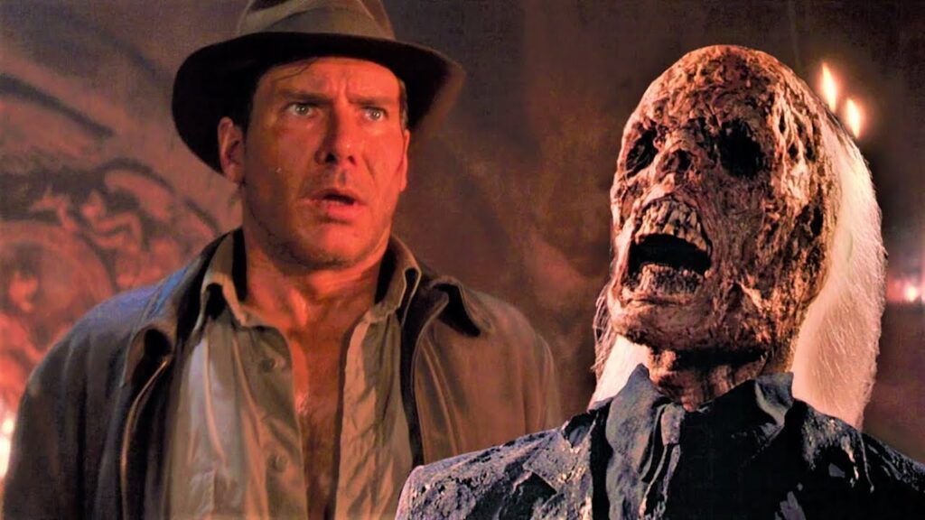 Fotomontaggio da Indiana Jones e l'ultima crociata.