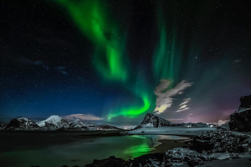 aurora boreale a febbraio