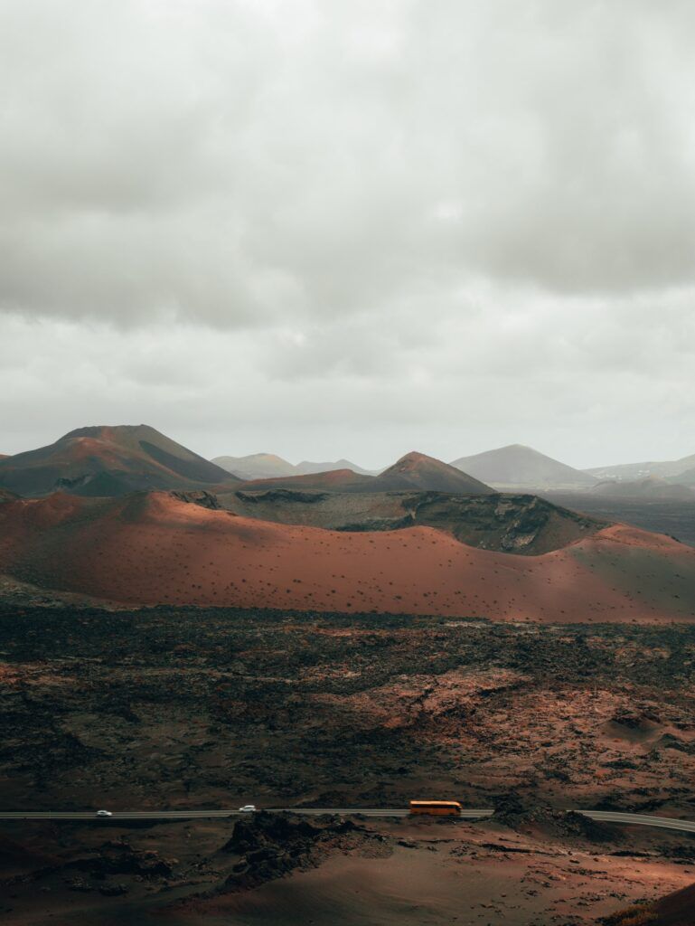 Panorama del Parco di Timanfaya a Lanzarote