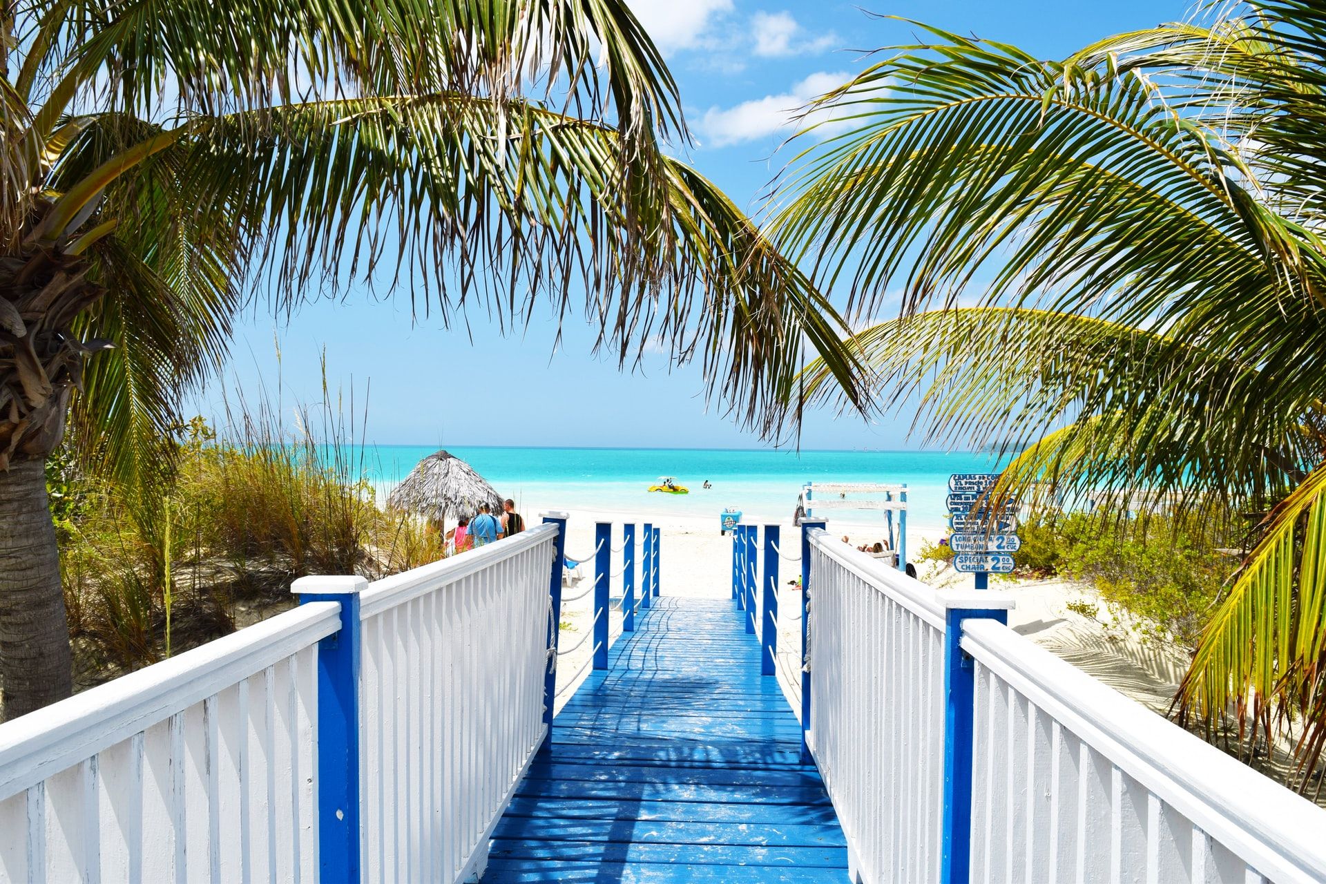 Vista spiaggia Cuba