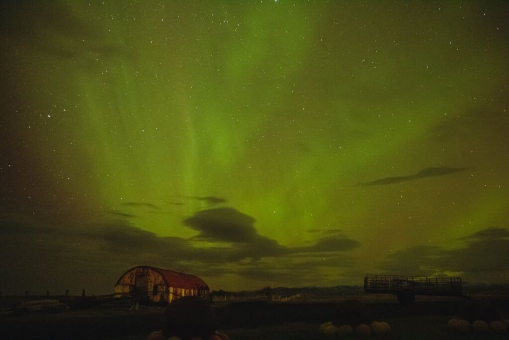 Aurora boreale in Islanda