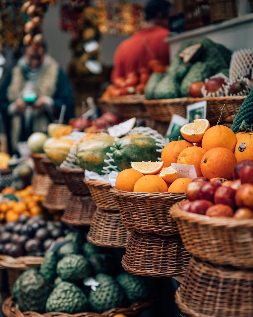 la frutta del mercato di Funchal