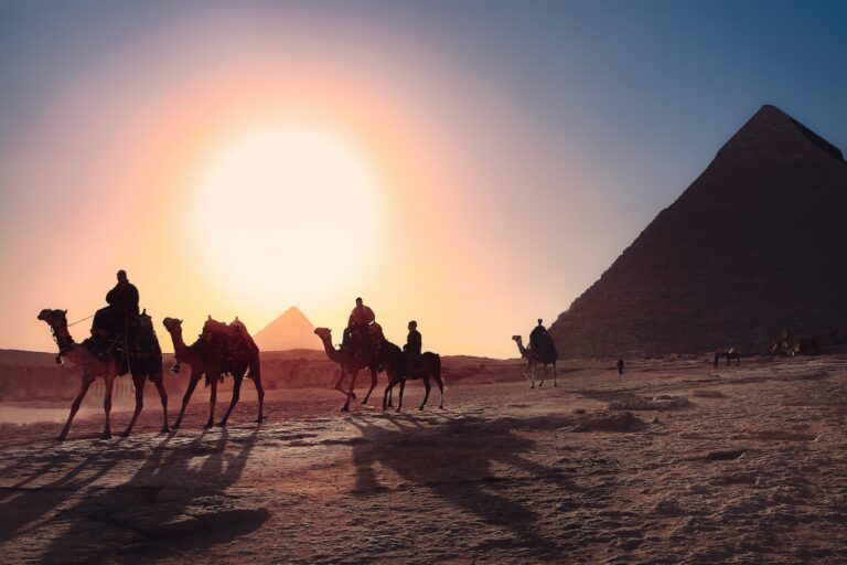 Cosa vedere in Egitto: Giza al tramonto