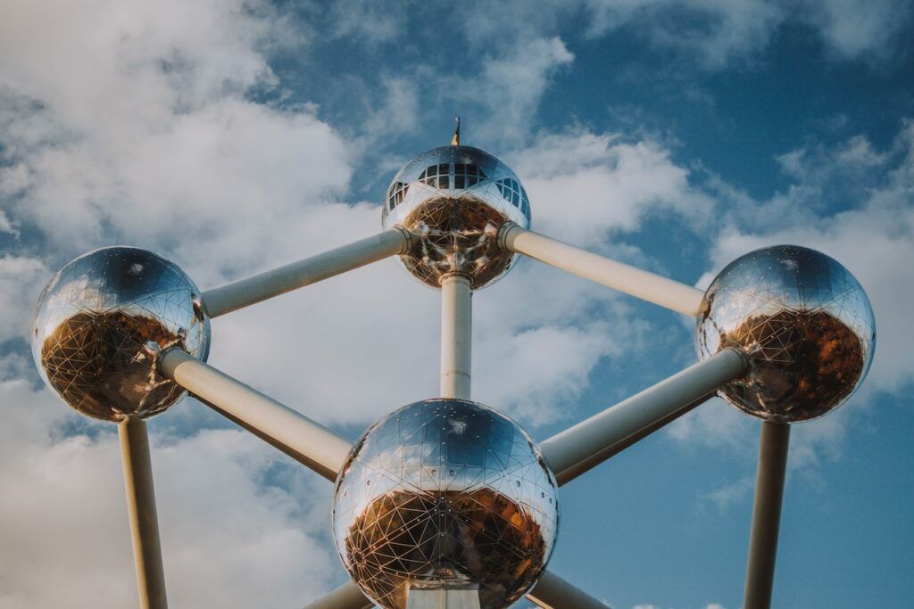 l'Atonium il monumento più famoso del Belgio