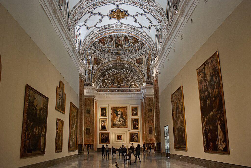 Interno del Museo di Belle Arti di Siviglia