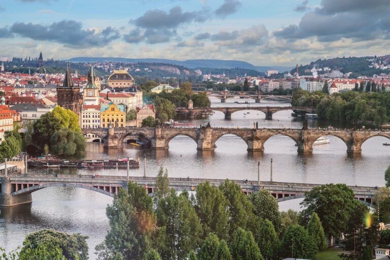 Vista su Praga