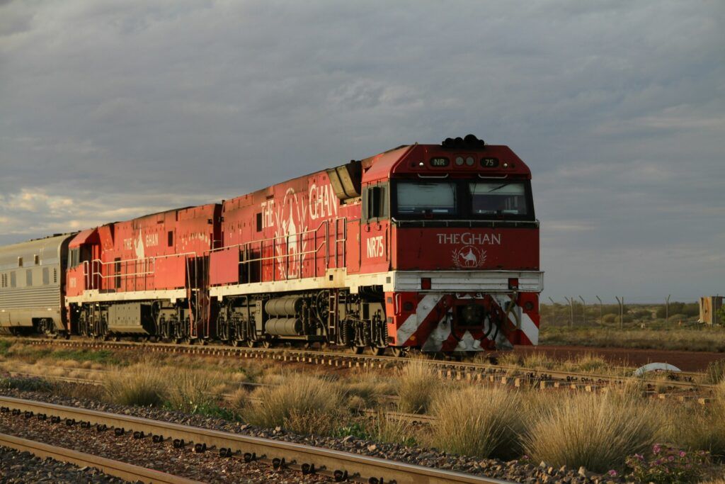 la locomotiva rossa del the gan