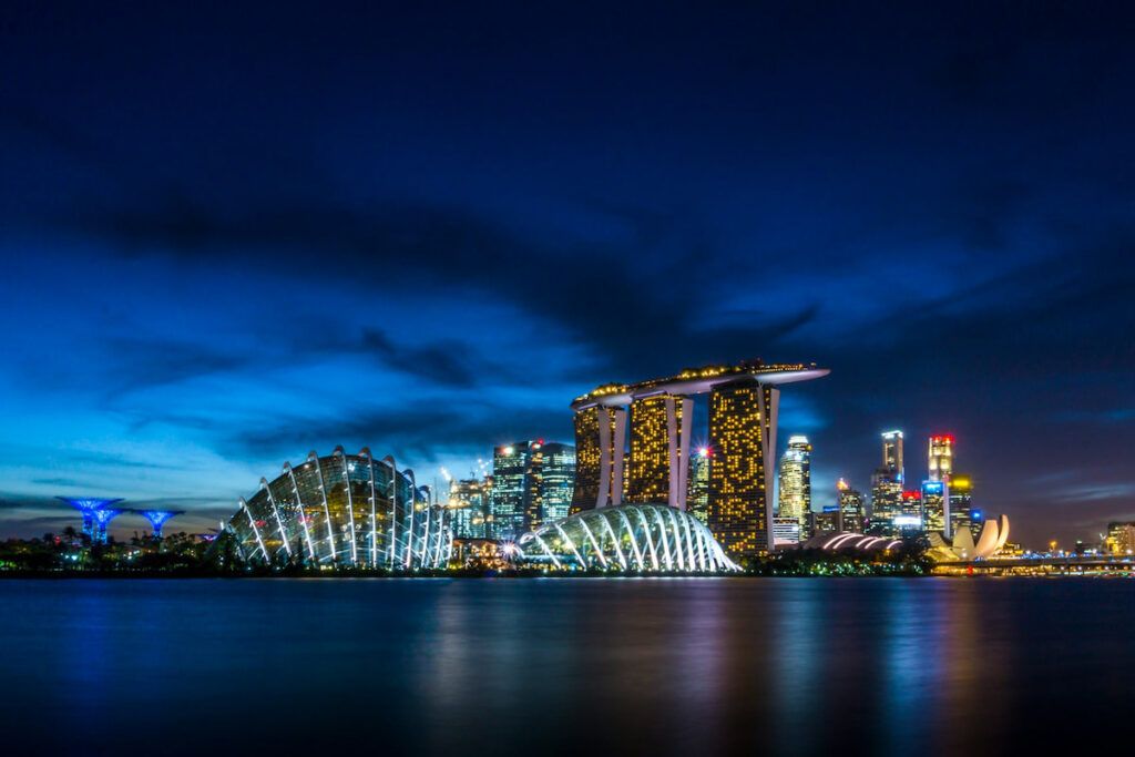 Skyline di Singapore