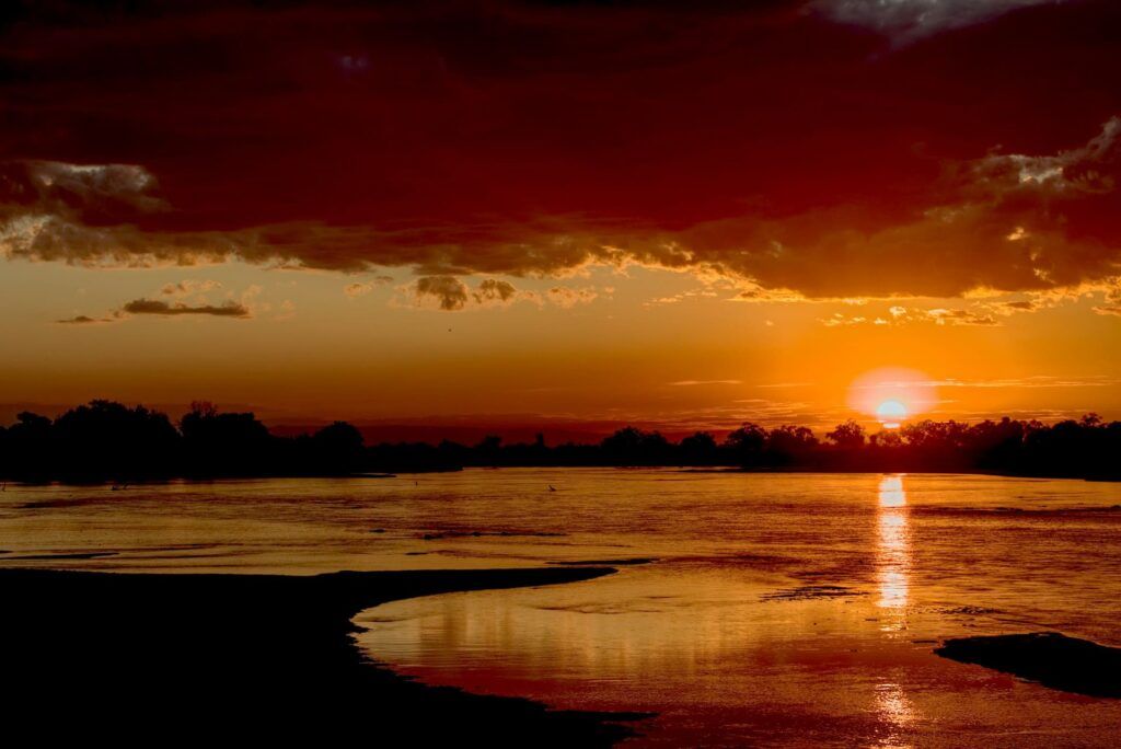 South Luangwa National Park al tramonto