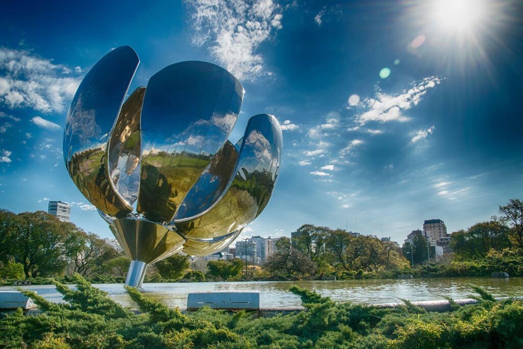 Floralis Genérica quartiere la recoleta buenos aires