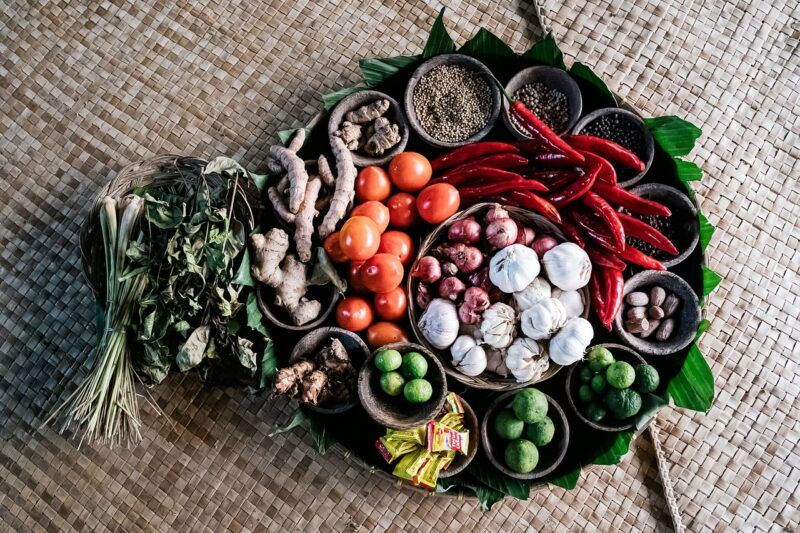 Spezie utilizzate nella cucina balinese