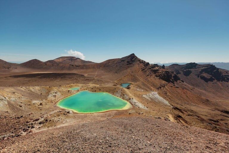 Tongariro National Park in Nuova Zelanda
