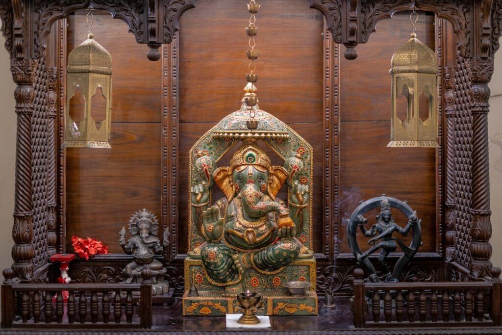 Ganesha in tempio induista, India