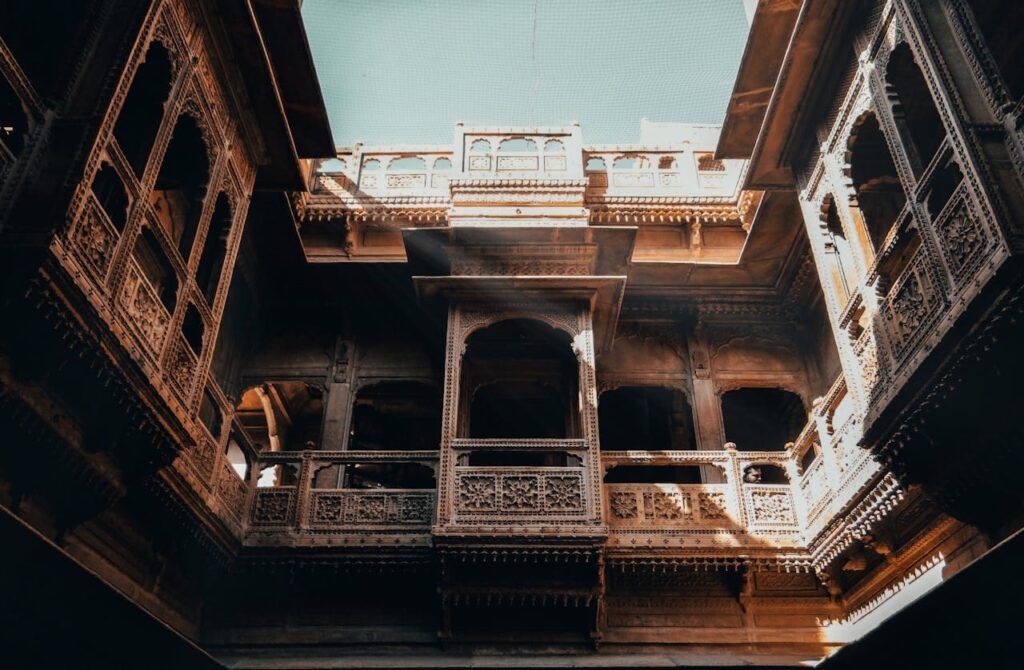 Interno palazzo storico, Rajasthan