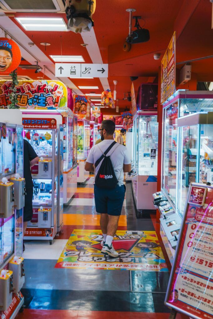 WeRoader in un arcade giapponese