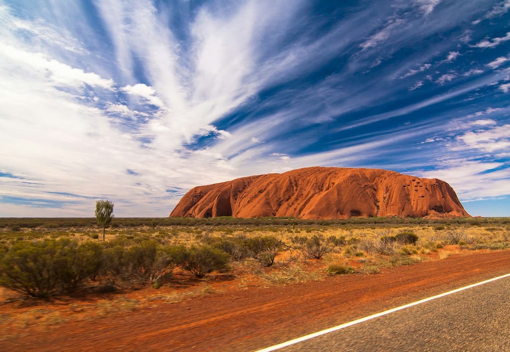 Uluru in australia