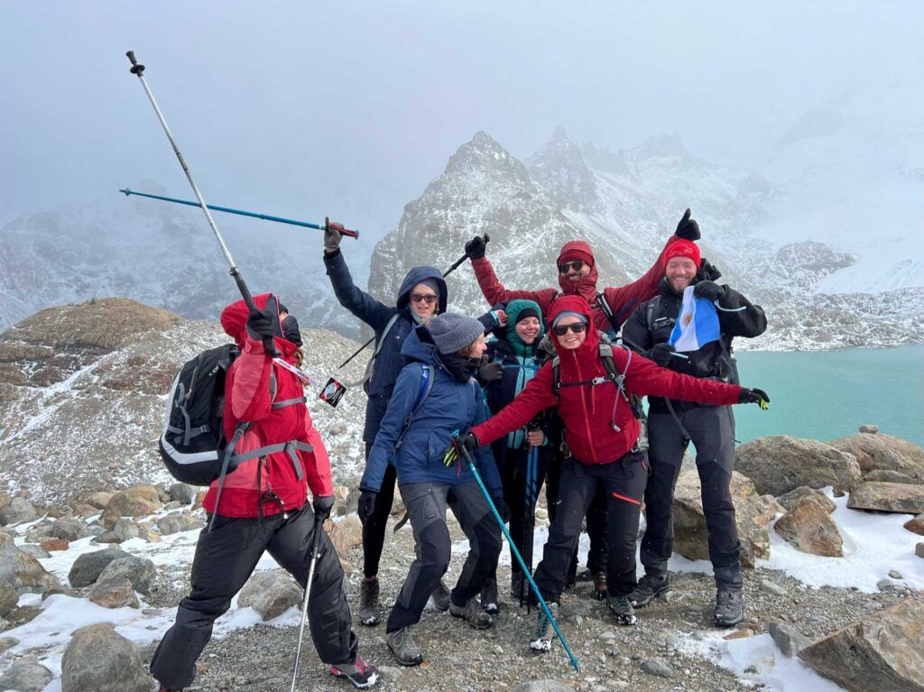 Gruppo di viaggiatori WeRoad in Patagonia.