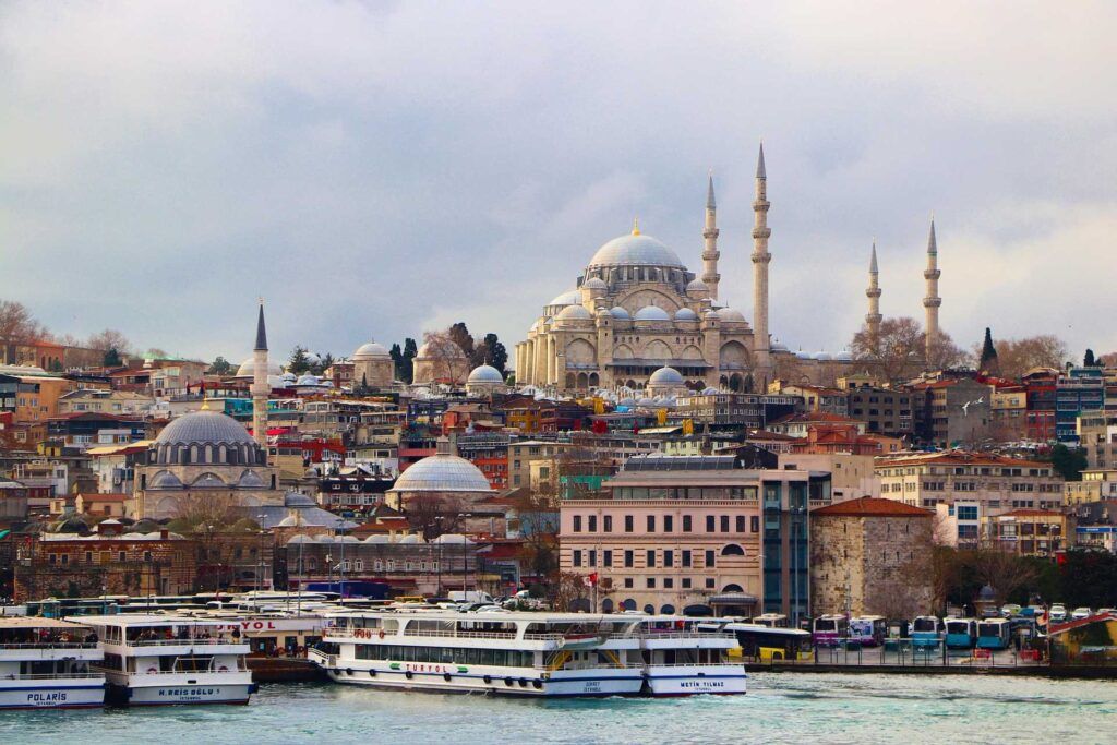 Scorcio panoramico di Istanbul.