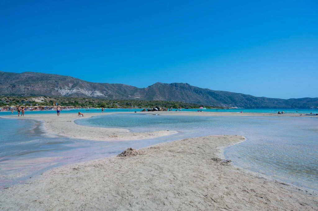 Spiaggia di Elafonissi a Creta.