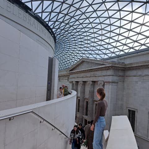 British Museum La Great Court del British Museum a Londra