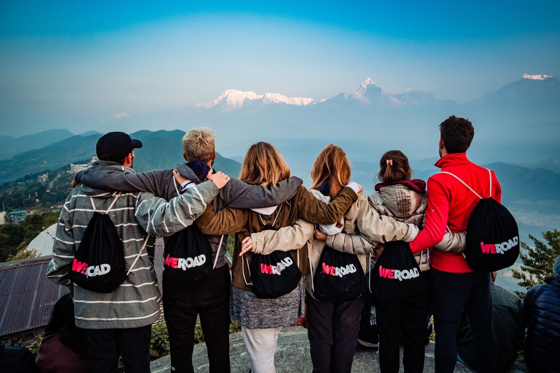 Group photo in Nepal
