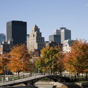 Downtown Montreal in autumn Downtown Montreal in autumn