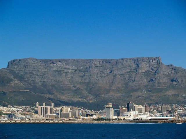 Tafelberg über Kapstadt, Südafrika